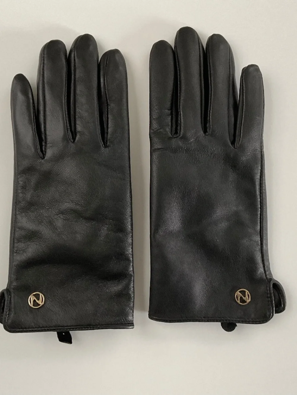 Nappaglo Women’s Leather Gloves XL Black Fleece Lined Classic Minimalist Comfort